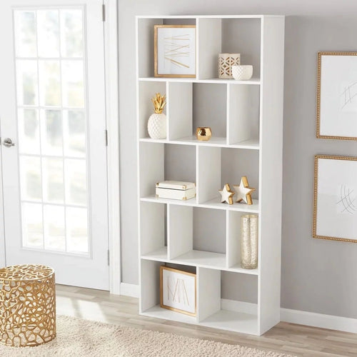 12 Cube Espresso Bookcase J295