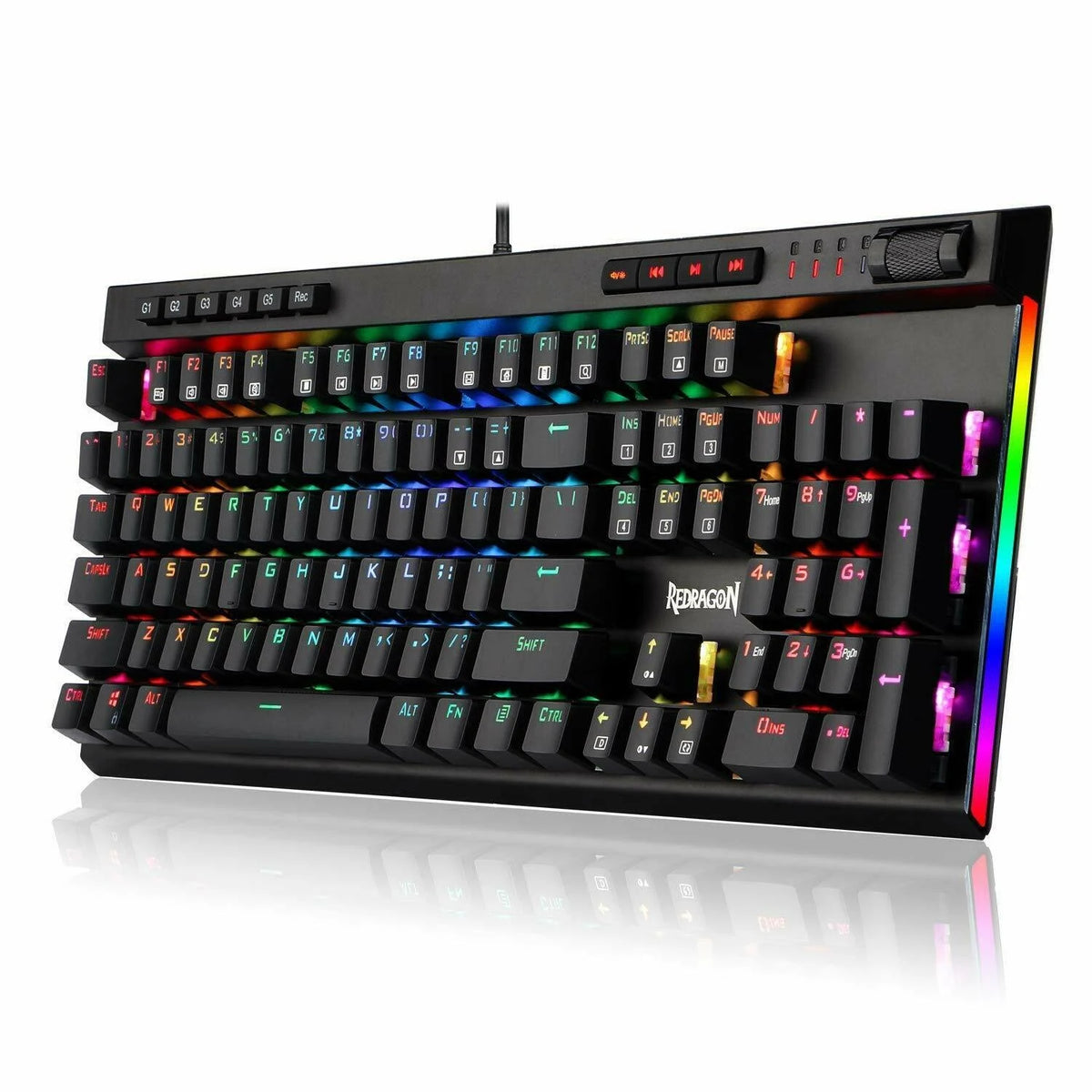 RGB LED Backlit Mechanical Gaming Keyboard 104 Key P6728