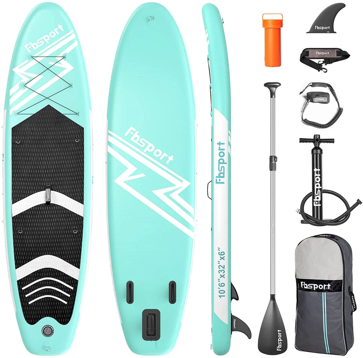 Mint Green Inflatable Paddle Board W23719