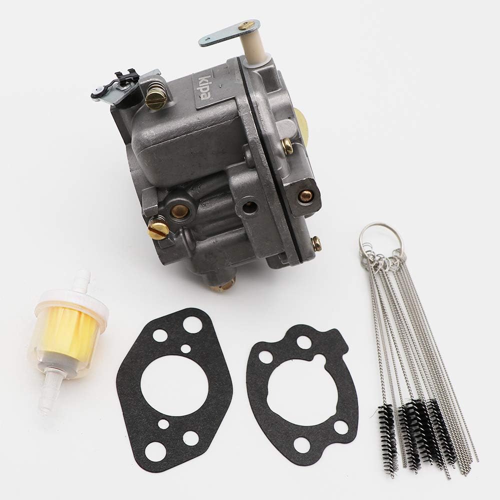 Carburetor with Carbon Dirt Jet Cleaner Tool Kit & Fuel Filter Mounting Gasket Pack of 2 O2977