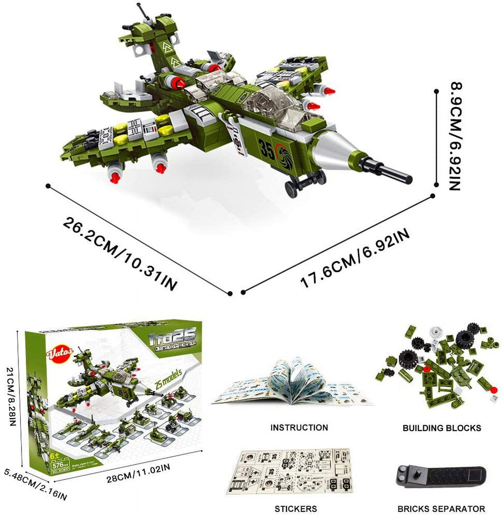 576 PCS 25-in-1 STEM Building Blocks Kits Y17746
