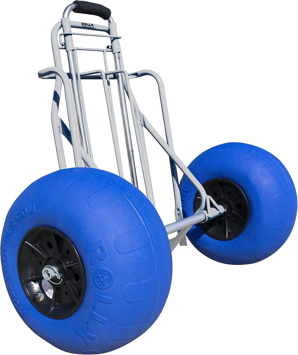 Orange Folding Beach Cart with Balloon Wheels A96172