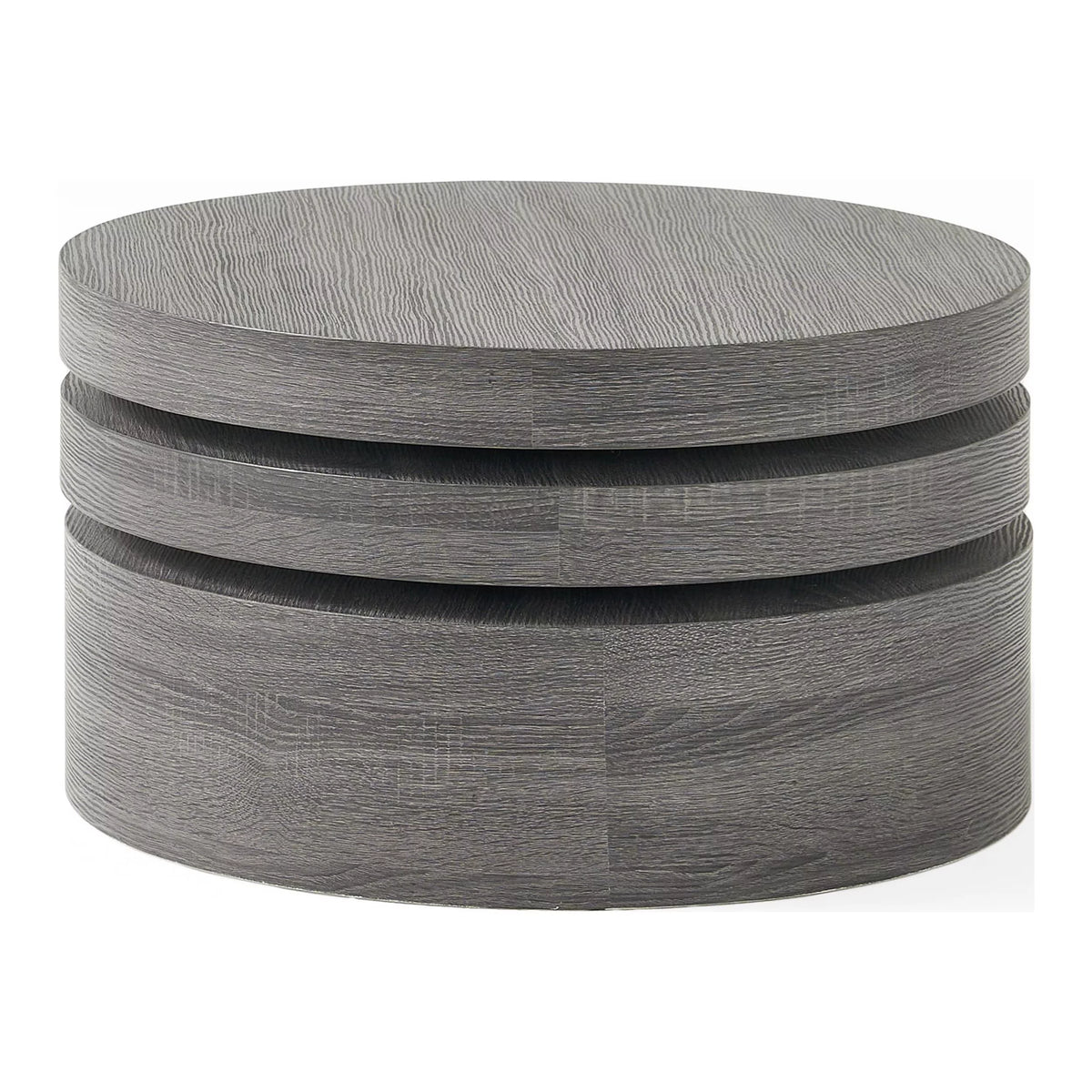 Black Rotatable Oval Coffee Table W160527