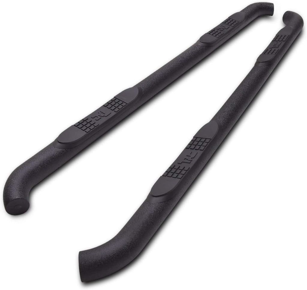 Black Side Bars Nerf Bars for Chevy Silverado GMC Sierra Crew Cab Truck 2pcs Z447