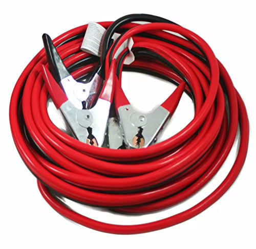 25’ Feet 2-Gauge 600 AMP Booster Cables J15440