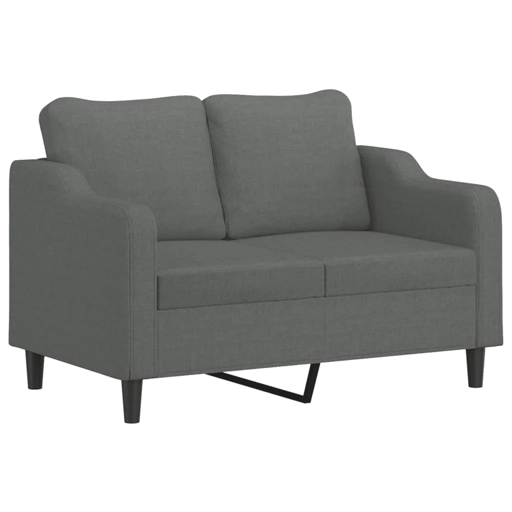3 Piece Dark Gray Fabric Sofa Set M301