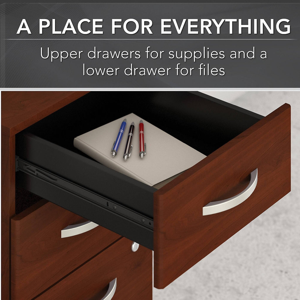 Office Desk with Mobile File Cabinet W1213