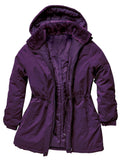 Medium Eggplant Anorak Coat D423140