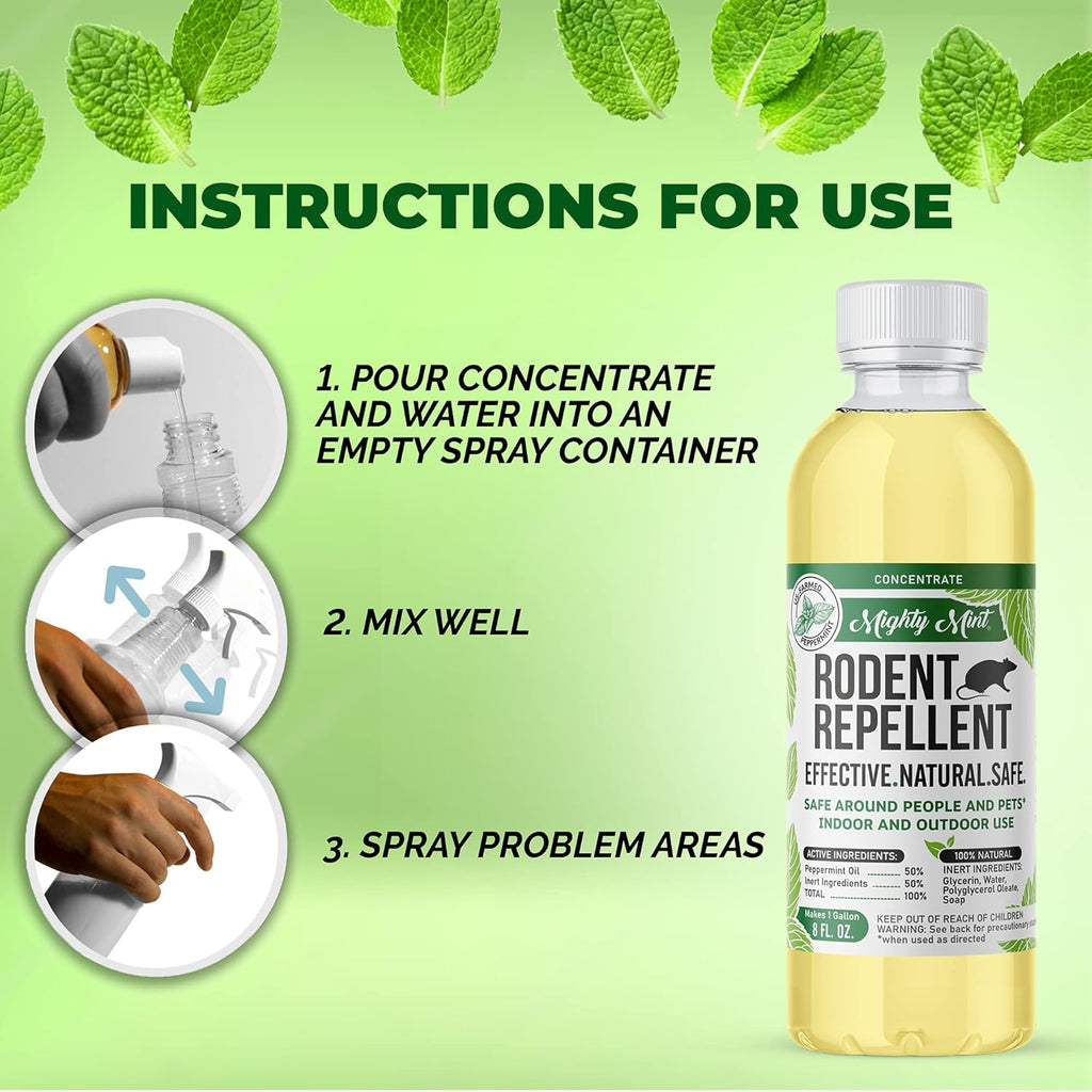 Peppermint Oil Rodent Repellent Spray Concentrate F8493