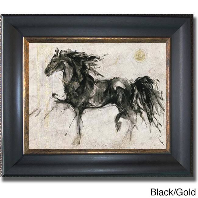 Framed Canvas (Black/Gold) C9901