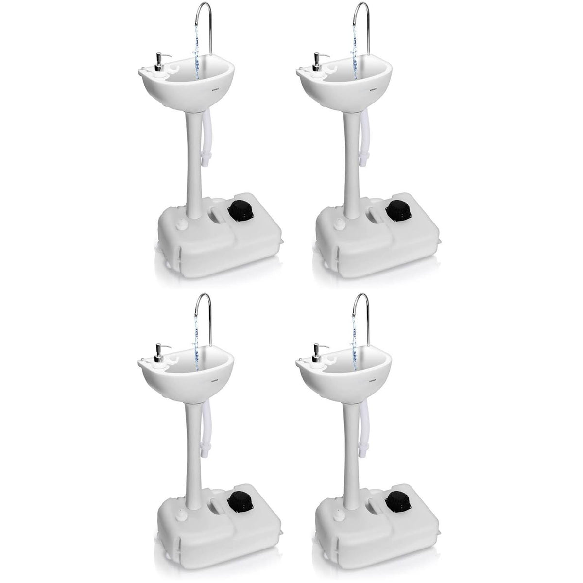 Portable Hand Wash Sink Stand 4 Pack R408556