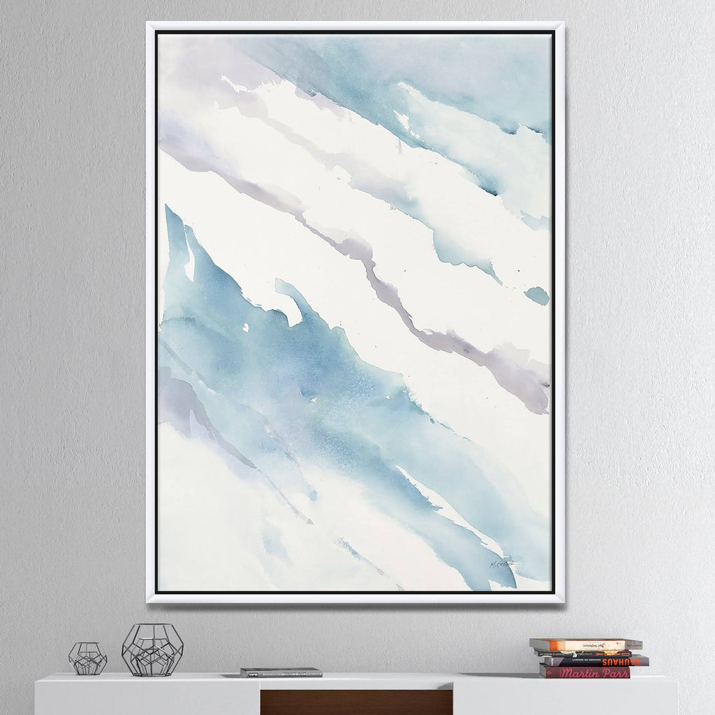 White Framed Canvas W41933