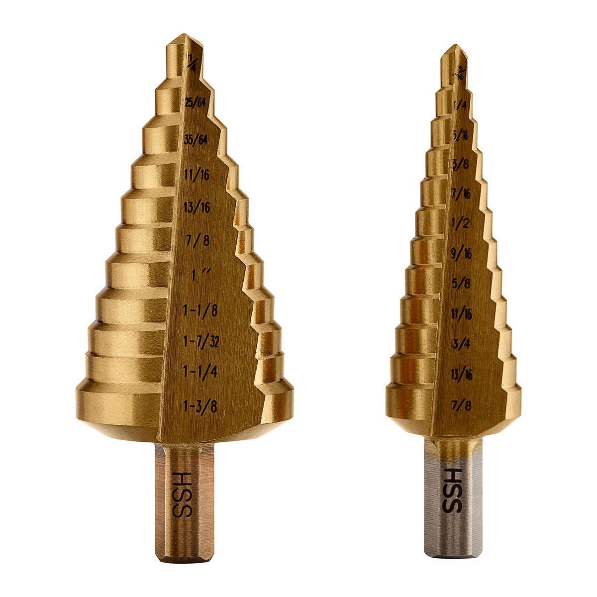 3/16 in. to 1-3/8 in. Titanium Step Drill Bit R59369