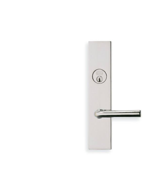 Satin Chrome Mortise Lock Keyed Entry Single Cylinder E35485