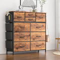 Brown 10 Drawer Dresser A855