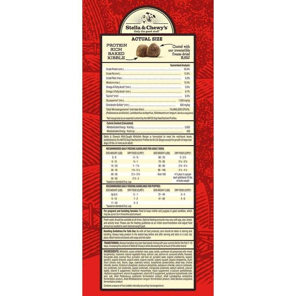 Raw Coated Dog Kibble Whitefish O802
