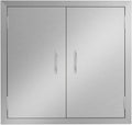 24W x 24H Inch Stainless Steel Double Wall Outdoor Kitchen Doors R97733