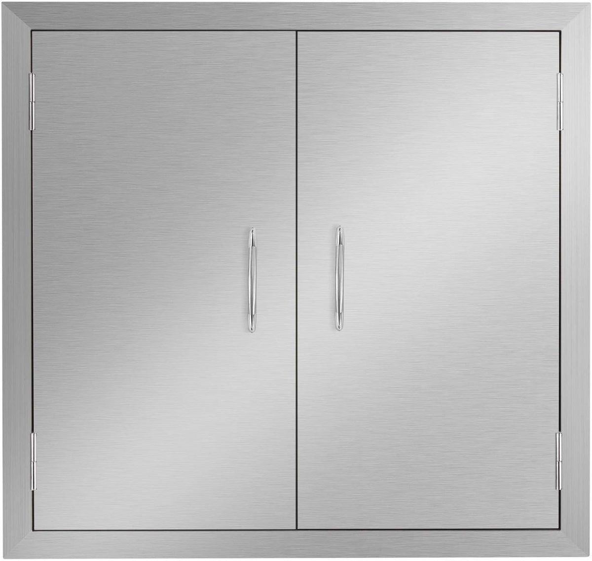 24W x 24H Inch Stainless Steel Double Wall Outdoor Kitchen Doors R97733