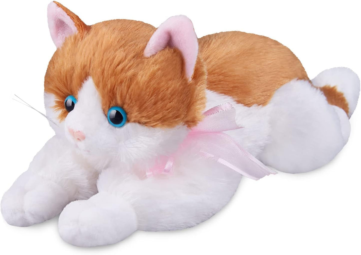Yellow Stuffed Animal Cat Plush Toy M208876