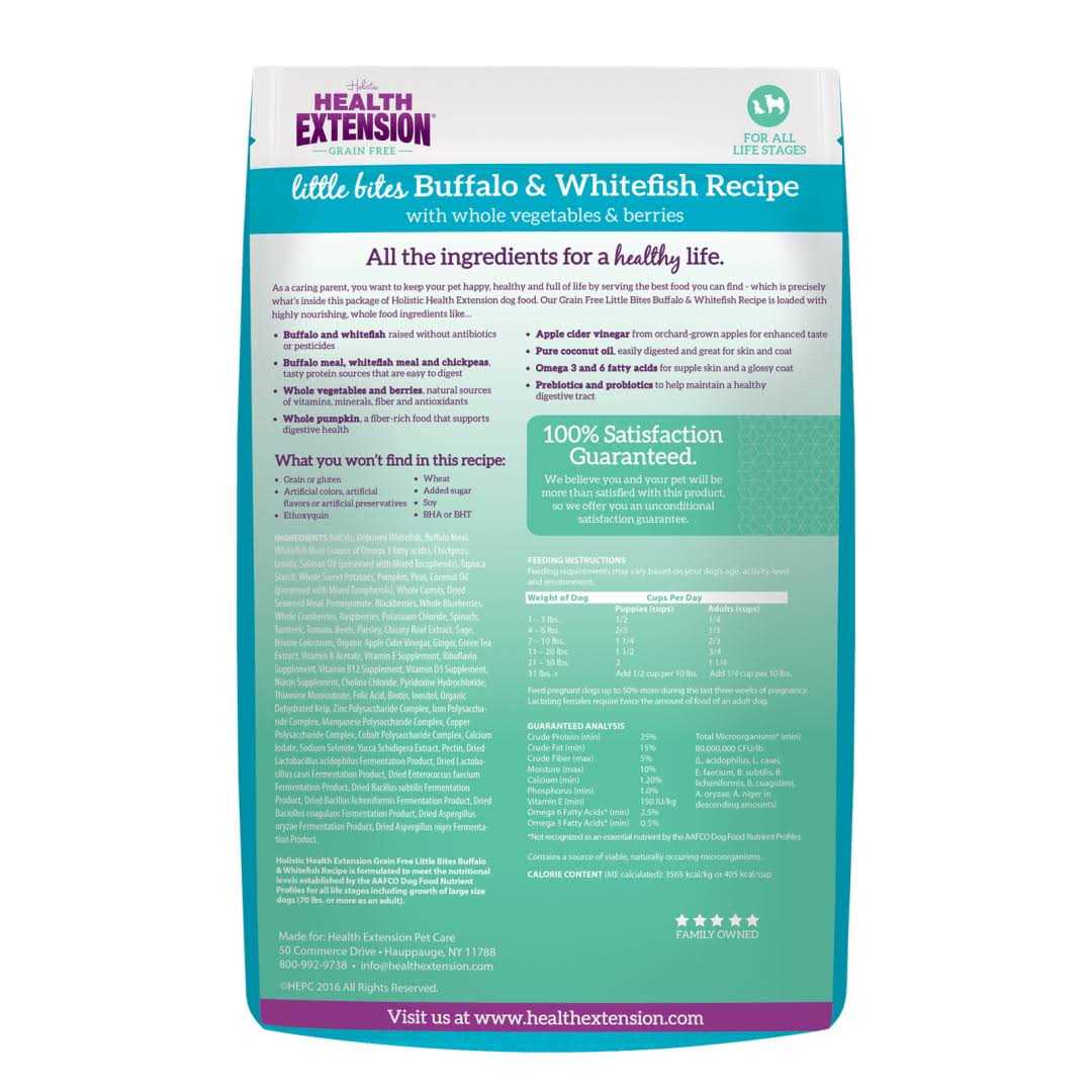 Grain Free Buffalo & Whitefish Dry Dog Food P55916