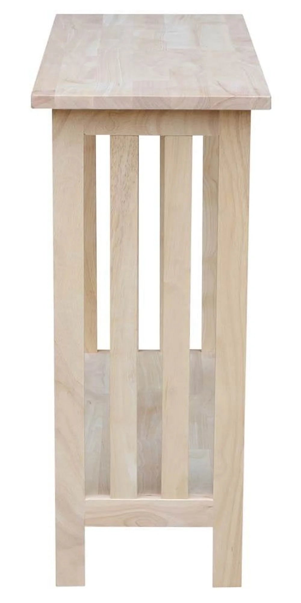 Solid Wood Unfinished Entry Table U281