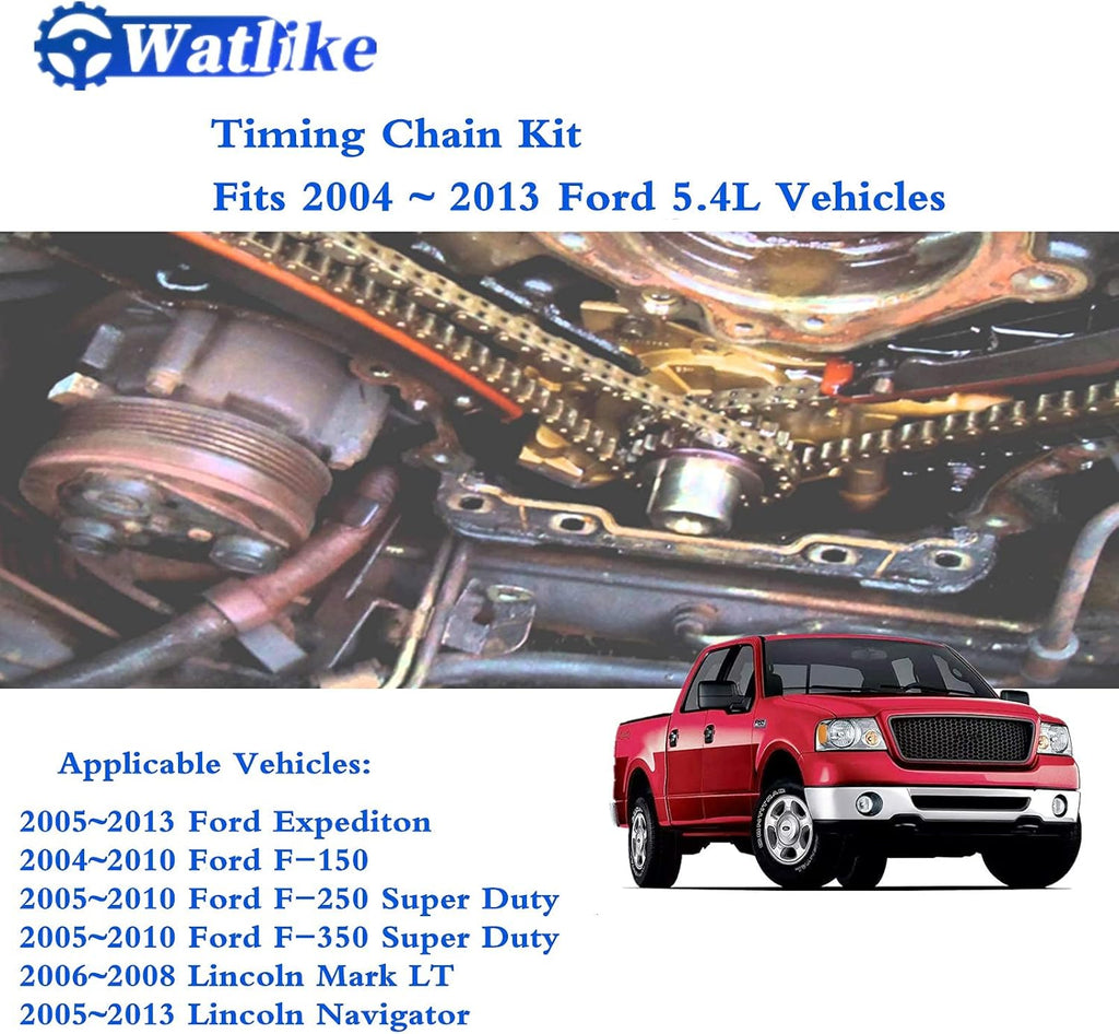 Variable Camshaft Timing Chain Kit with Guide, Tensioner, Phaser T54333
