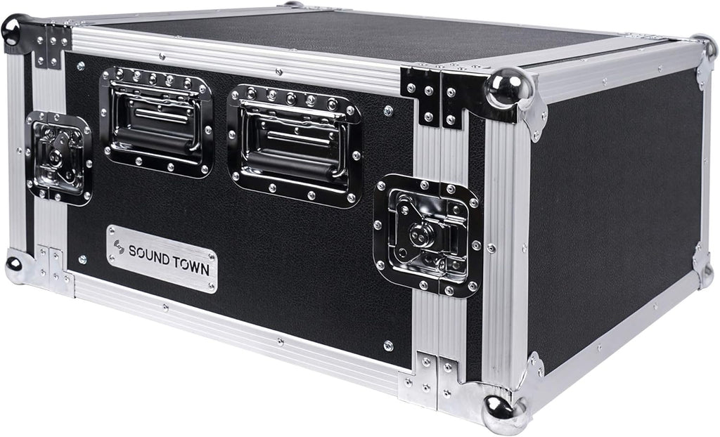 6U PA/DJ Rack Case with 17" Depth Plywood Metal Ball Corners U70376