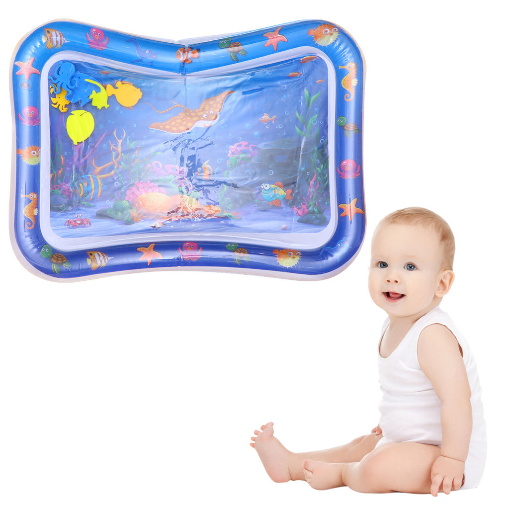 Inflatable Crawling Cushion Water Play Mat (Blue) Z632726