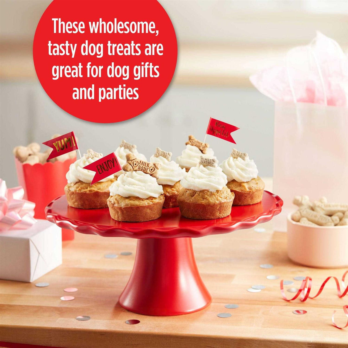 Small Birthday Cake Biscuits Dog Treats Y54129