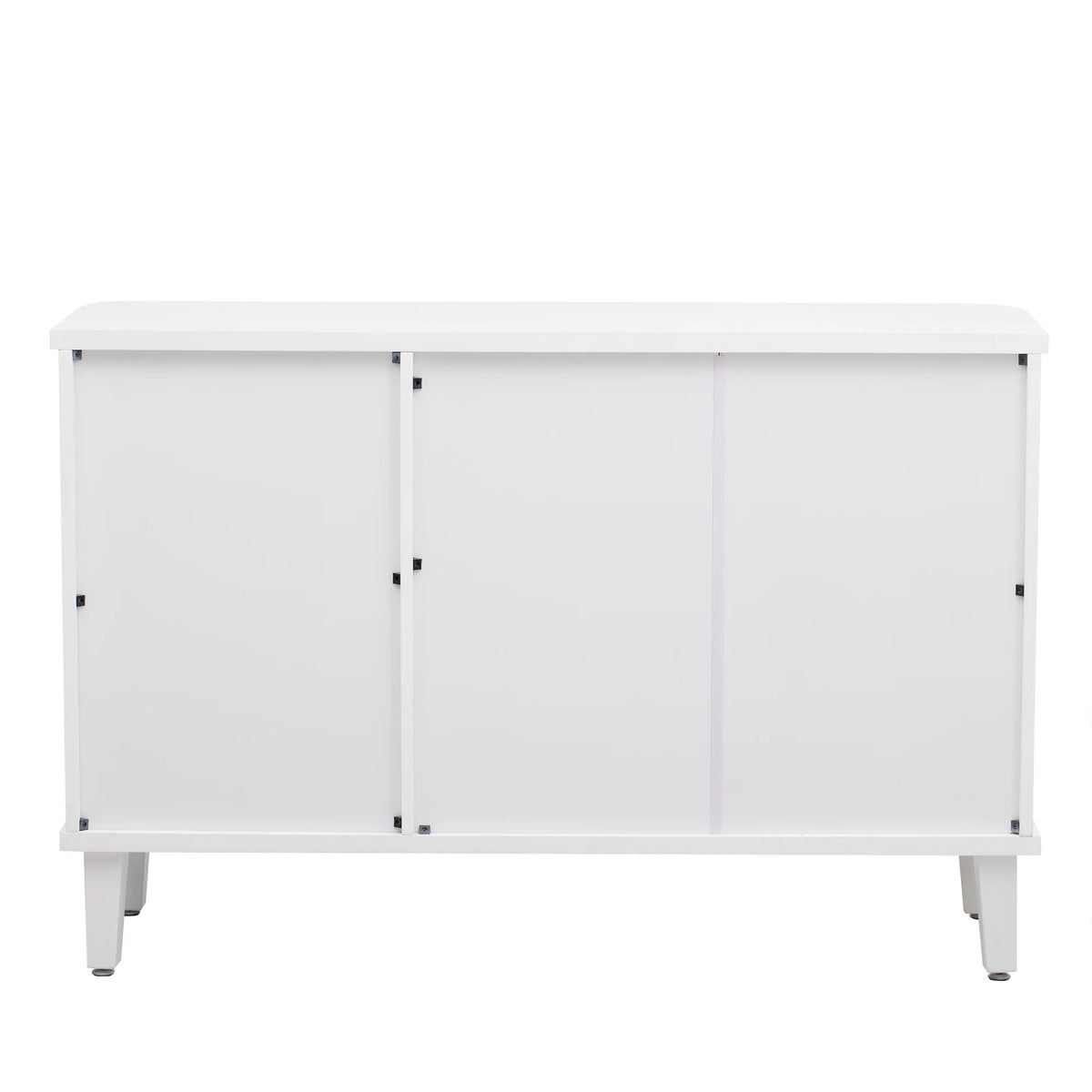 Solid Wood Veneer Storage Cabinet with Three Doors H62678