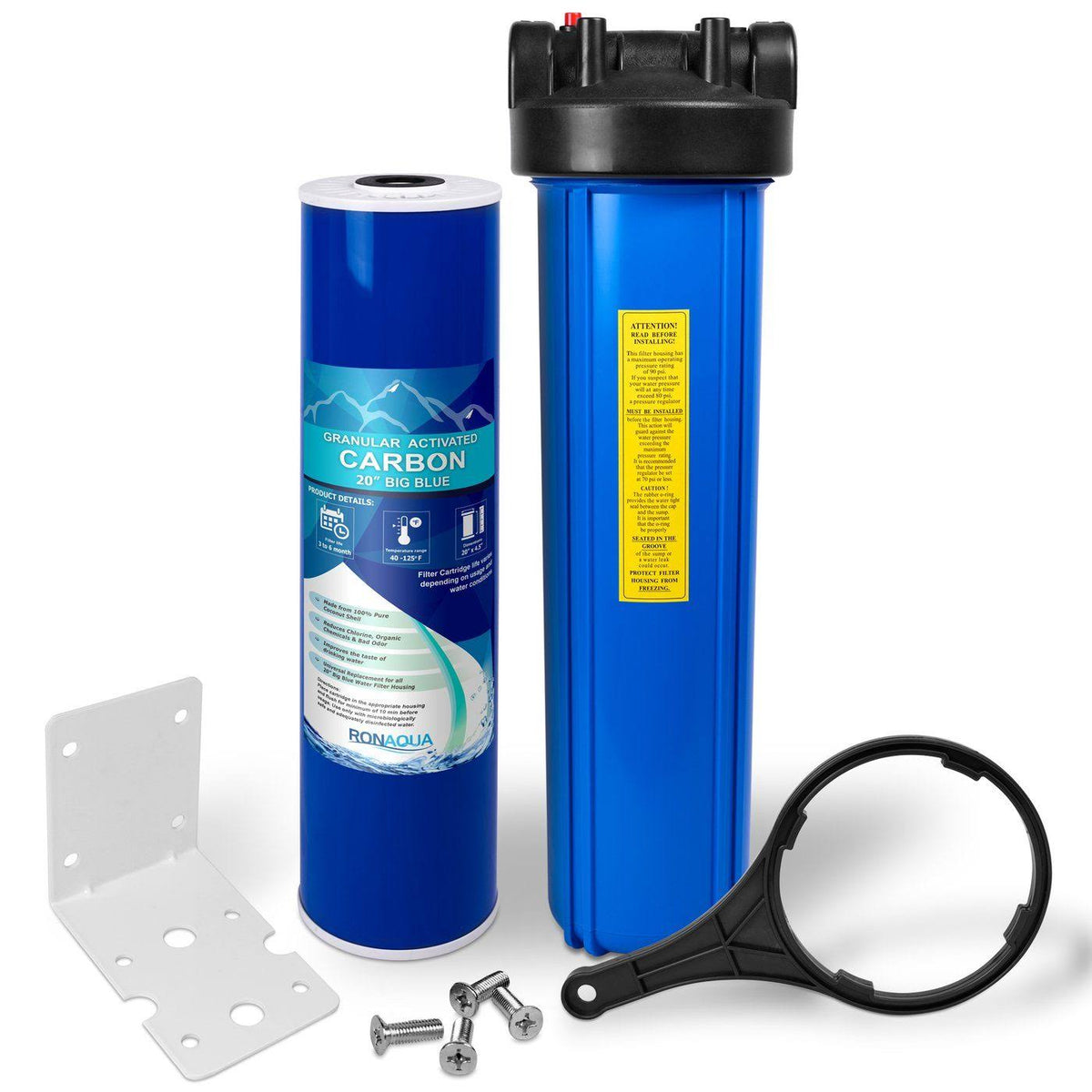 20 inch Whole House Water Filter with GAC Cartridge E520662