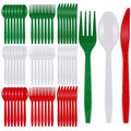 360 Pcs Disposable Plastic Flatware Set A497