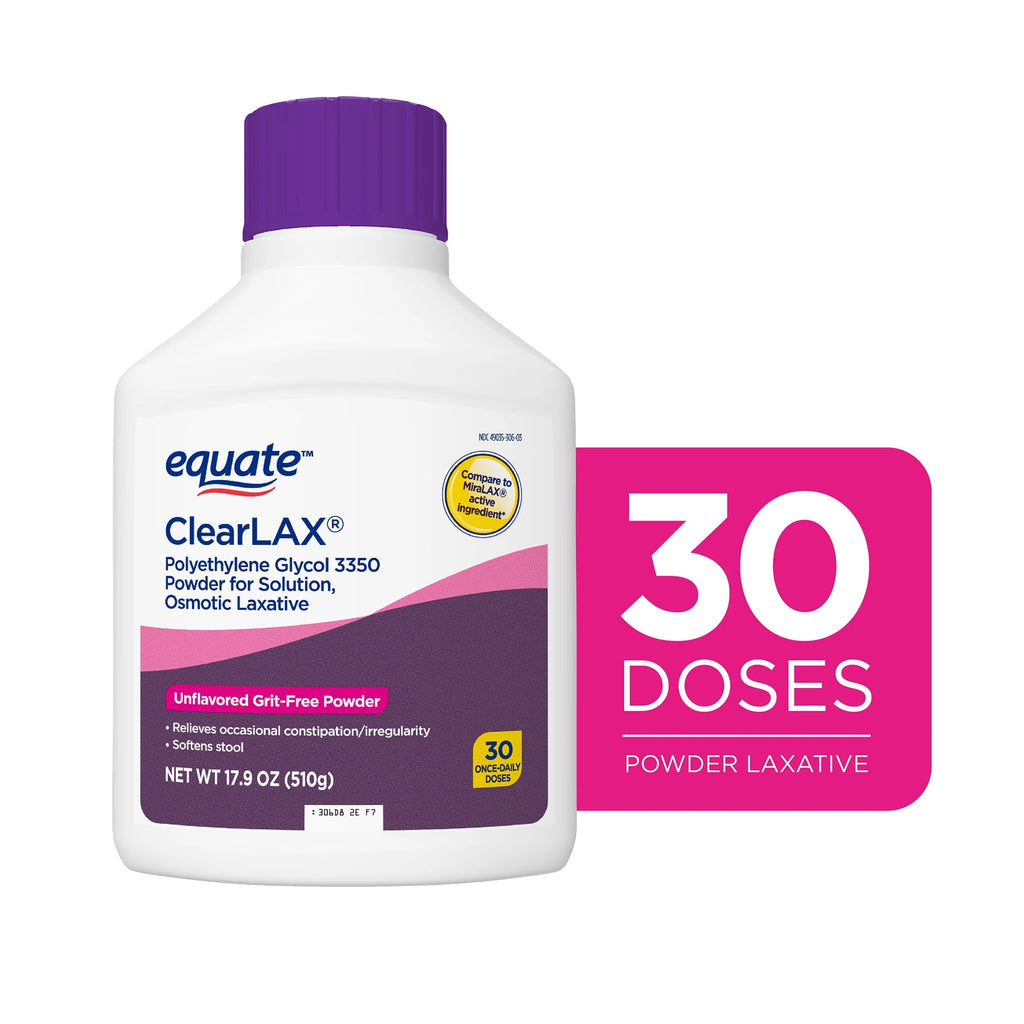 Polyethylene Glycol 3350 Powder for Solution Unflavored 30 Doses G30183
