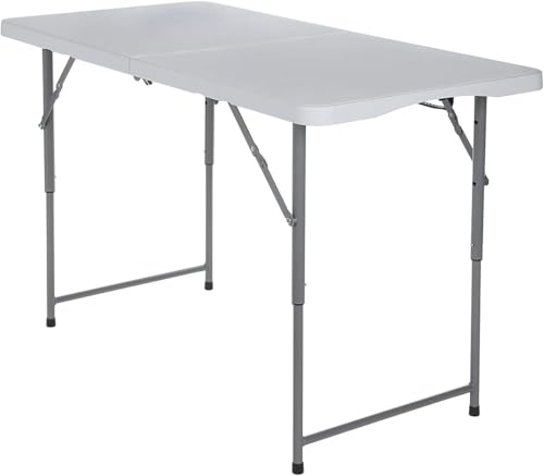 White 4ft Plastic Folding Table J903