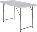 White 4ft Plastic Folding Table J903