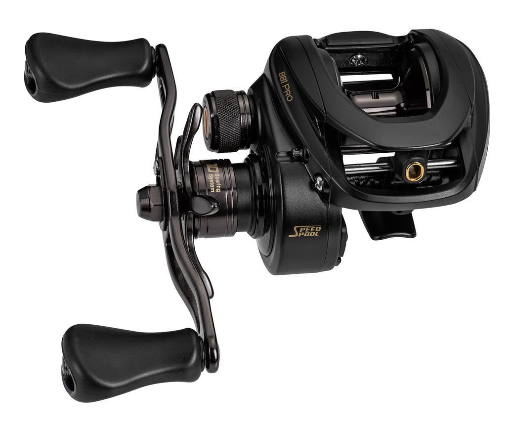 Black Baitcast Fishing Reel, 8.3:1 Gear Ratio, 10 Bearing System C47750
