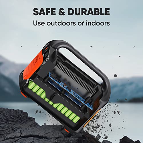 Portable Power Station 518Wh Lithium Battery Pack with 110V/500W AC Outlet O9720