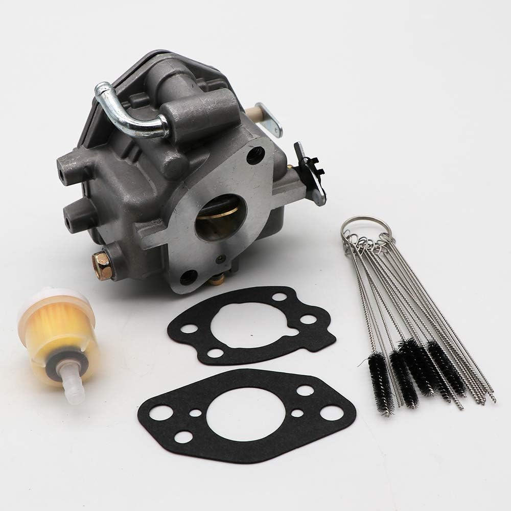 Carburetor with Carbon Dirt Jet Cleaner Tool Kit & Fuel Filter Mounting Gasket Pack of 2 O2977