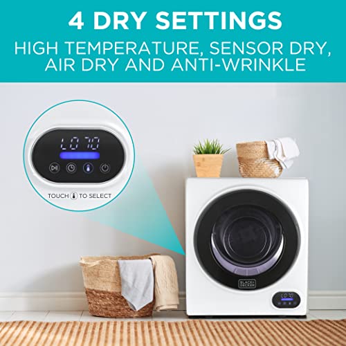 Compact Dryer 4 Modes 13.2 lbs. White A276