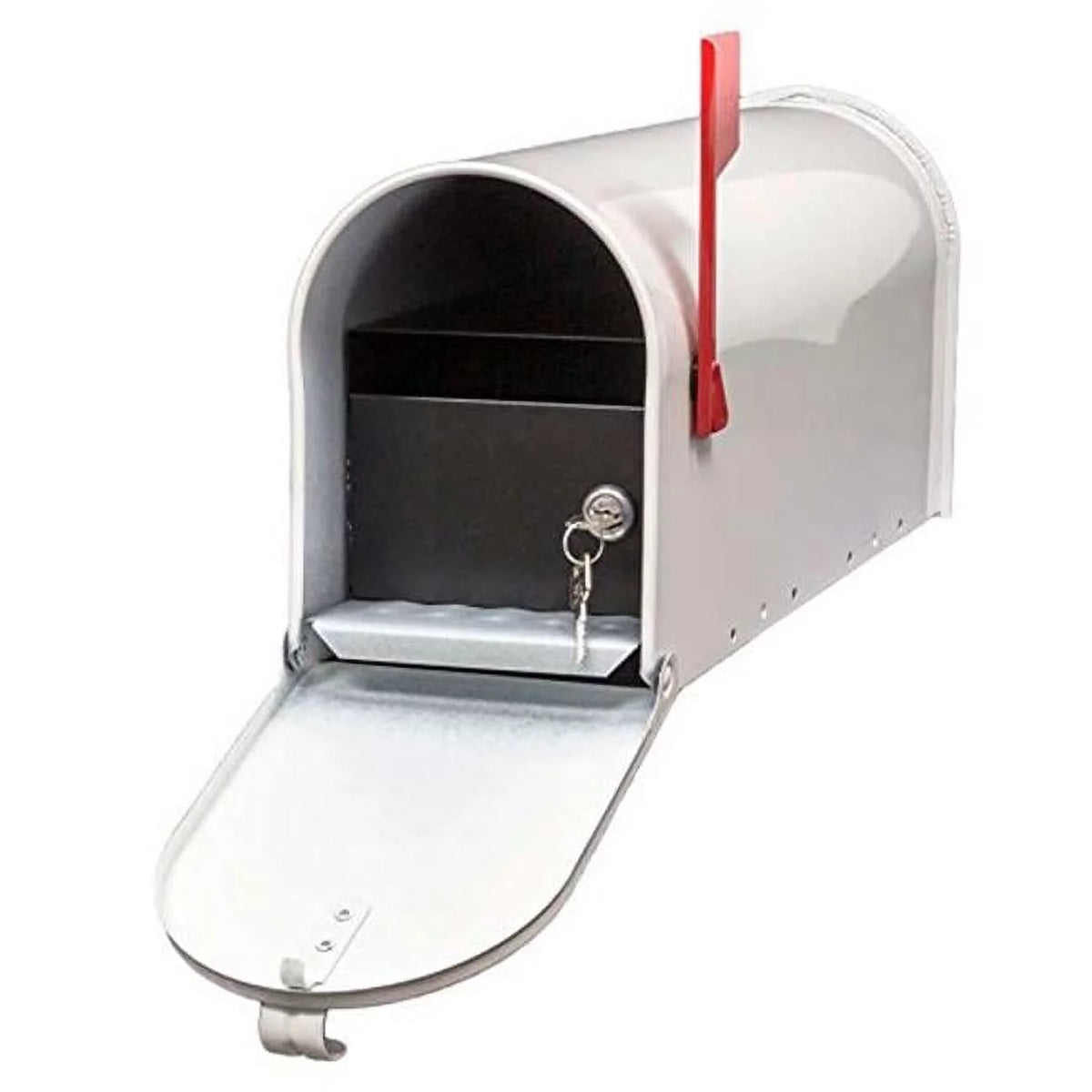 White Locking Mailbox C633