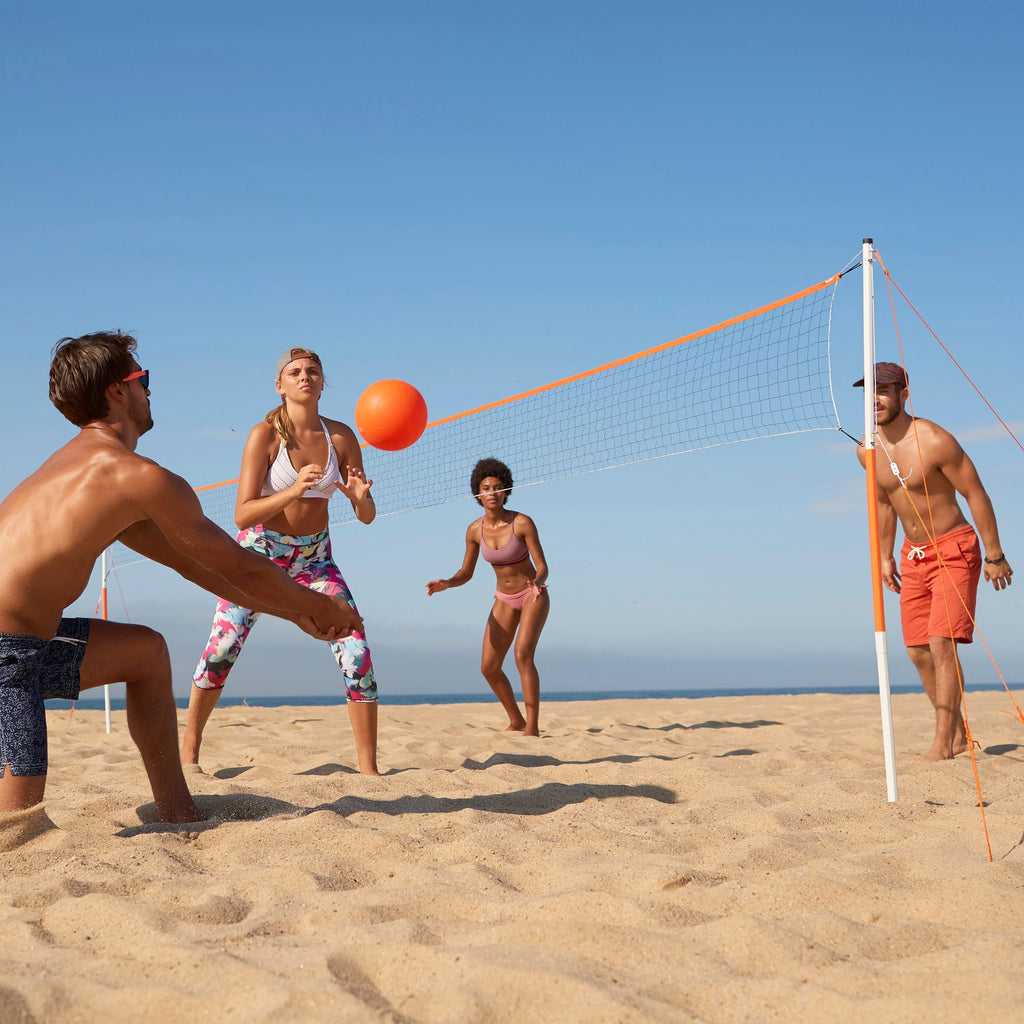 Volleyball Set with Portable Net and Ball A88642