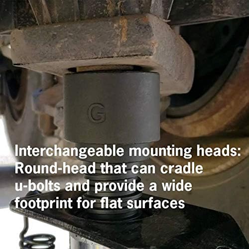 20 Ton Pneumatic Air Hydraulic Bottle Jack with Interchangeable Adaptor Heads E37811