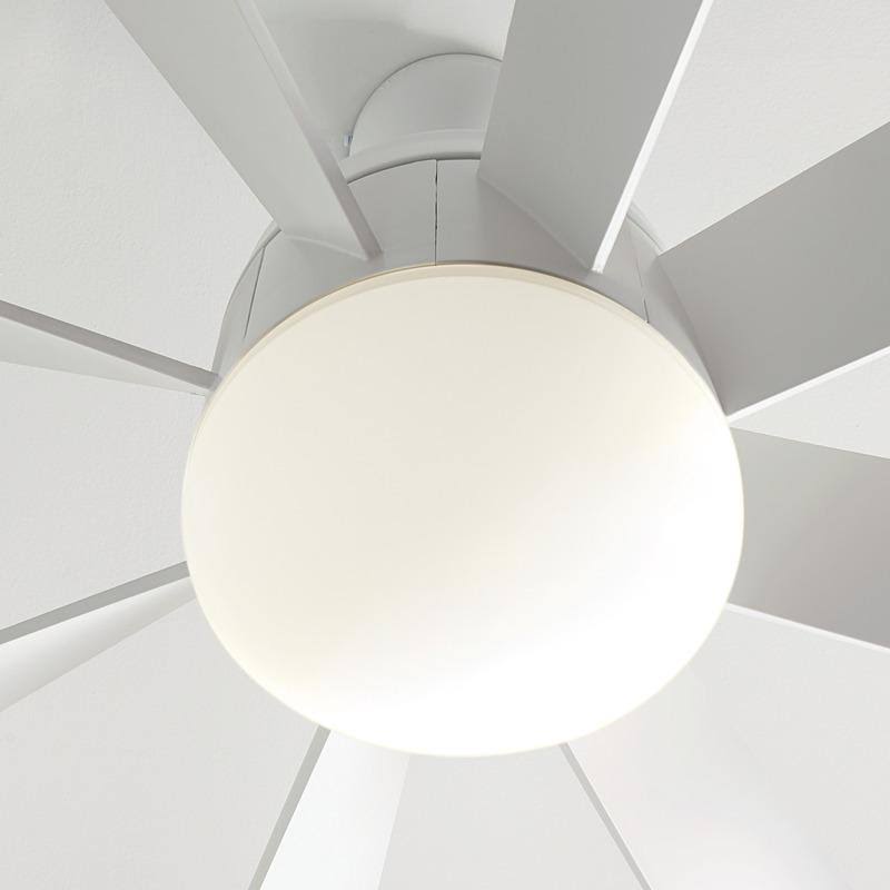 56x22 LED Ceiling Fan Brushed Steel J3561