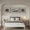 15" Queen Solid Wood Platform Bed Frame S141366