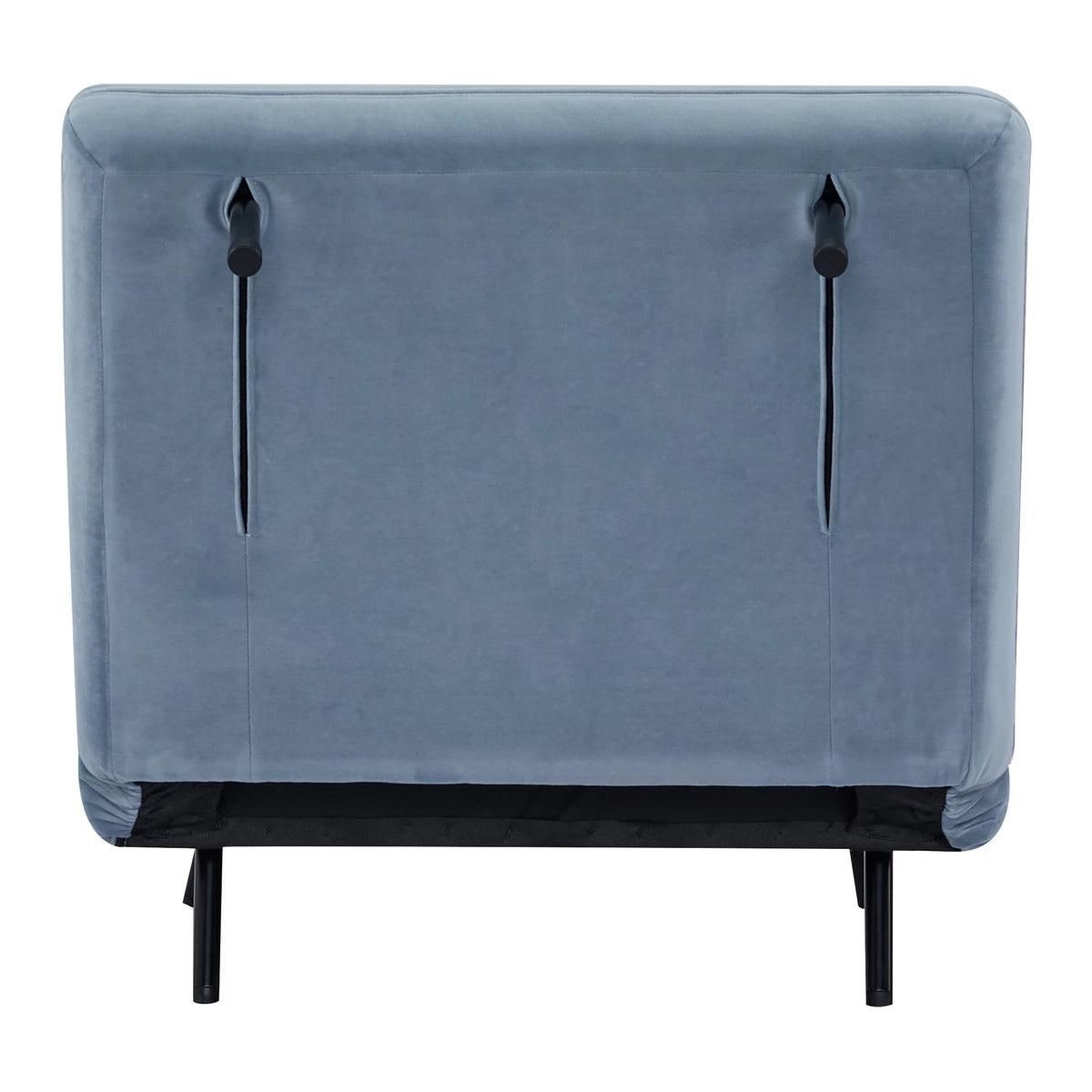 Velvet Blue Convertible Futon Chair X649682