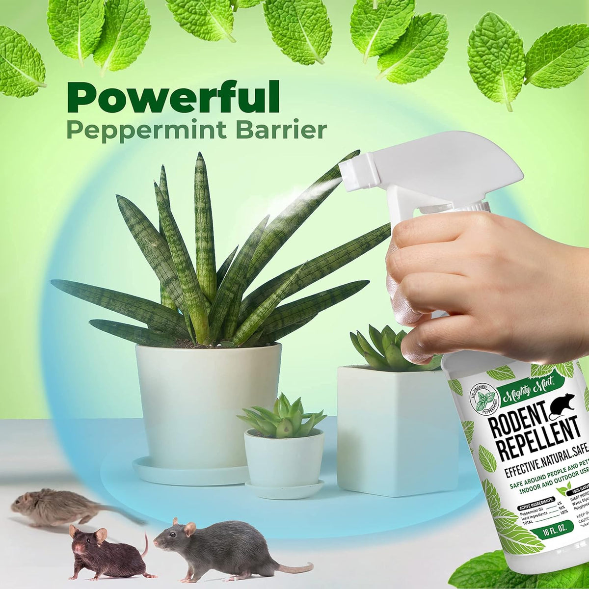 Peppermint Oil Rodent Repellent Spray Concentrate F8493