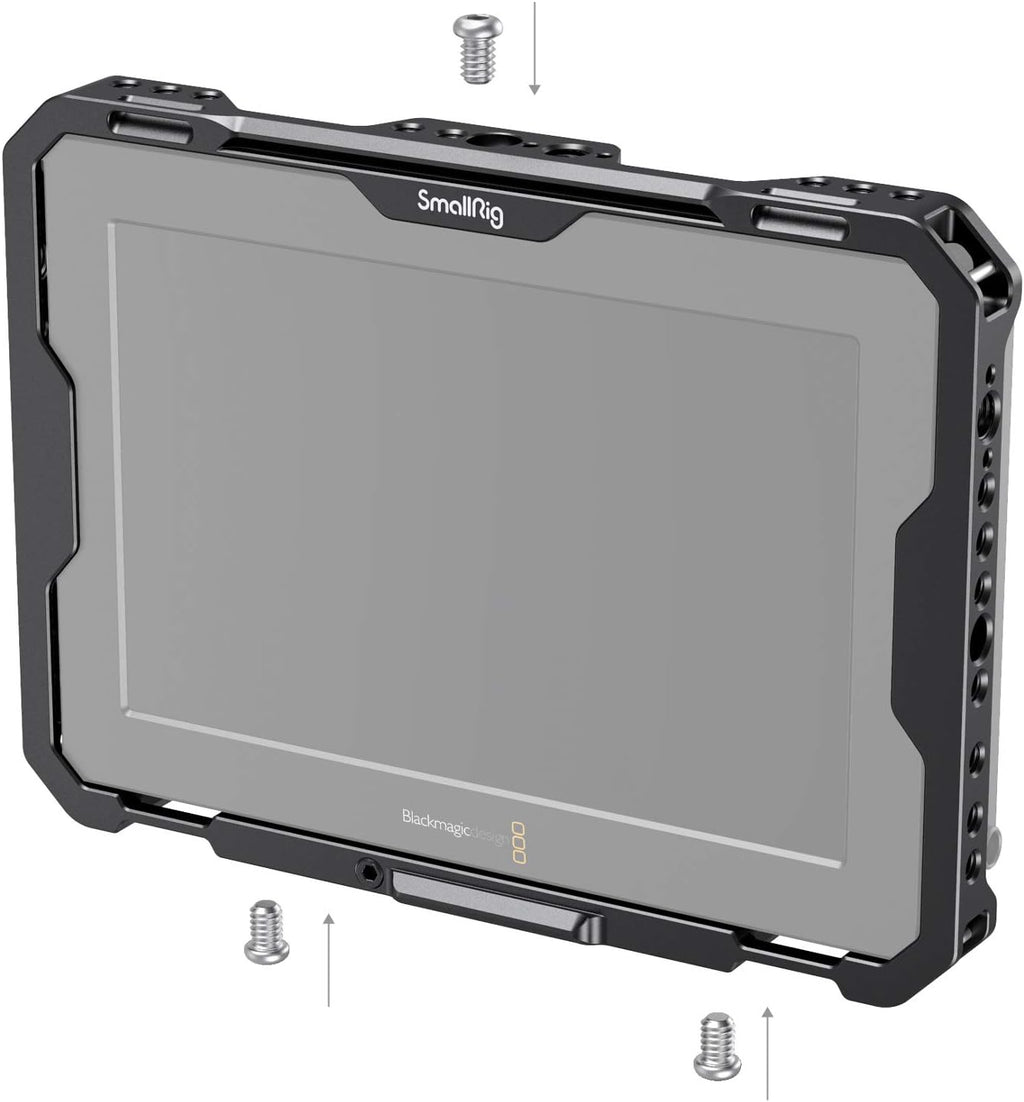 Cage with Sun Hood and HDMI Clamp for Blackmagic Design Video Assist 7 H206694