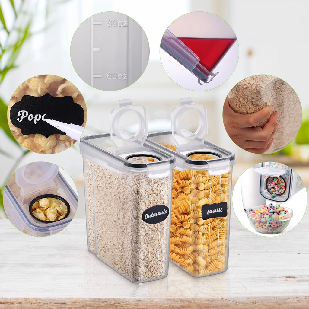 Airtight Plastic Food Storage Containers with Lids W9086