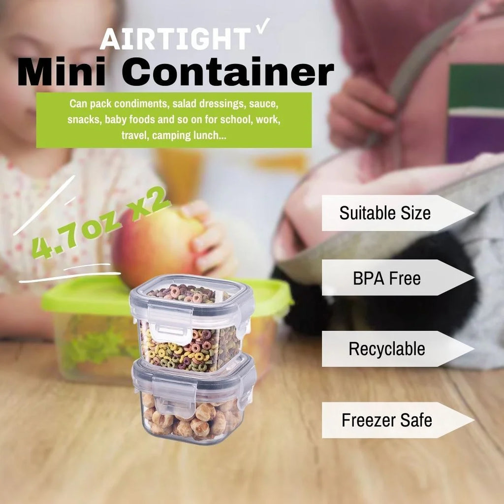 Airtight Plastic Food Storage Containers with Lids W9086