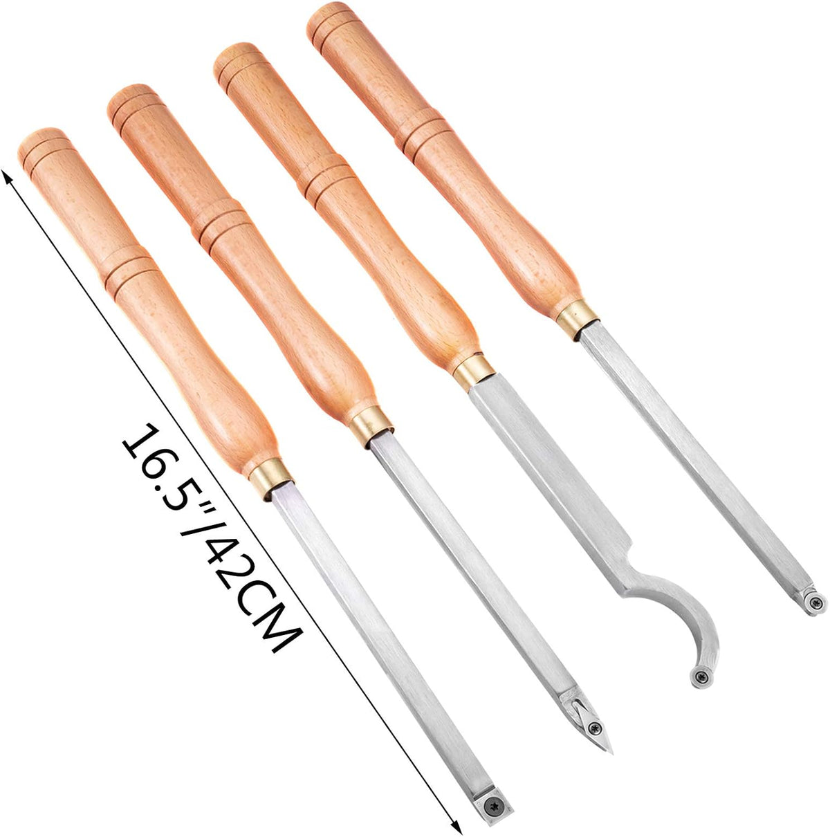 4 PCS Carbide Lathe Tools Set W3073